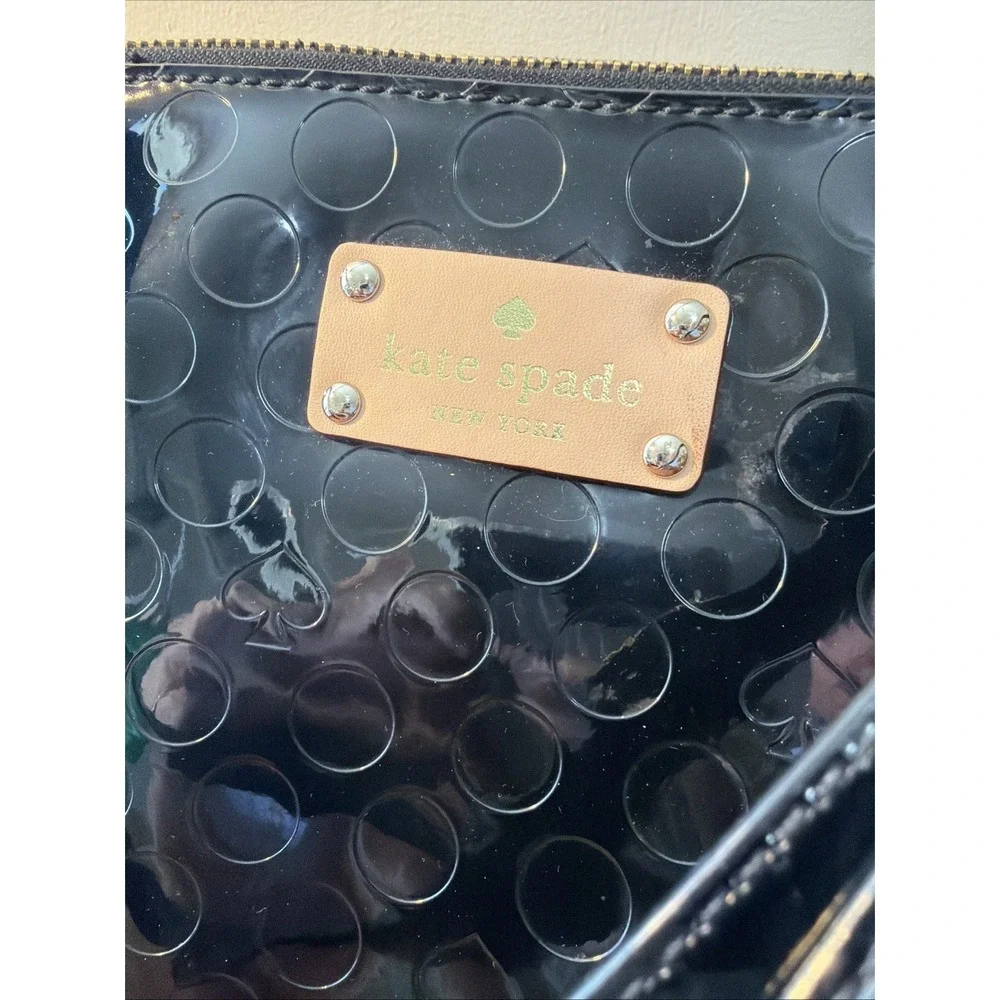 kate spade Black Patent Bubble Tote